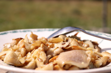 Fricassée de pleurotes gris